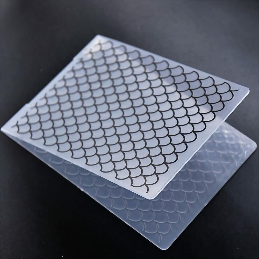 DDOUJOY Wave Anchor Travel Pocket Watch Plastic Embossing Folders 3pcs