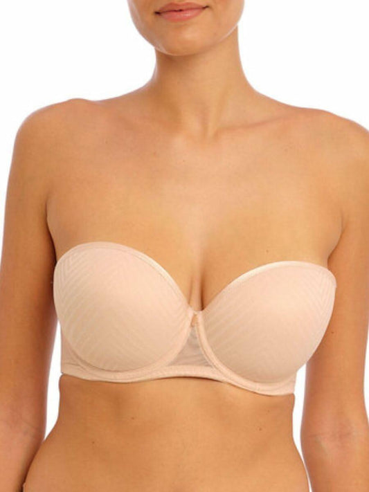 Freya Tailored Underwire Strapless Bra Natural Beige 38D