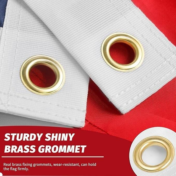 Vgmax Indestructible American Flag Patriotic Polyester 3x5ft Made in USA