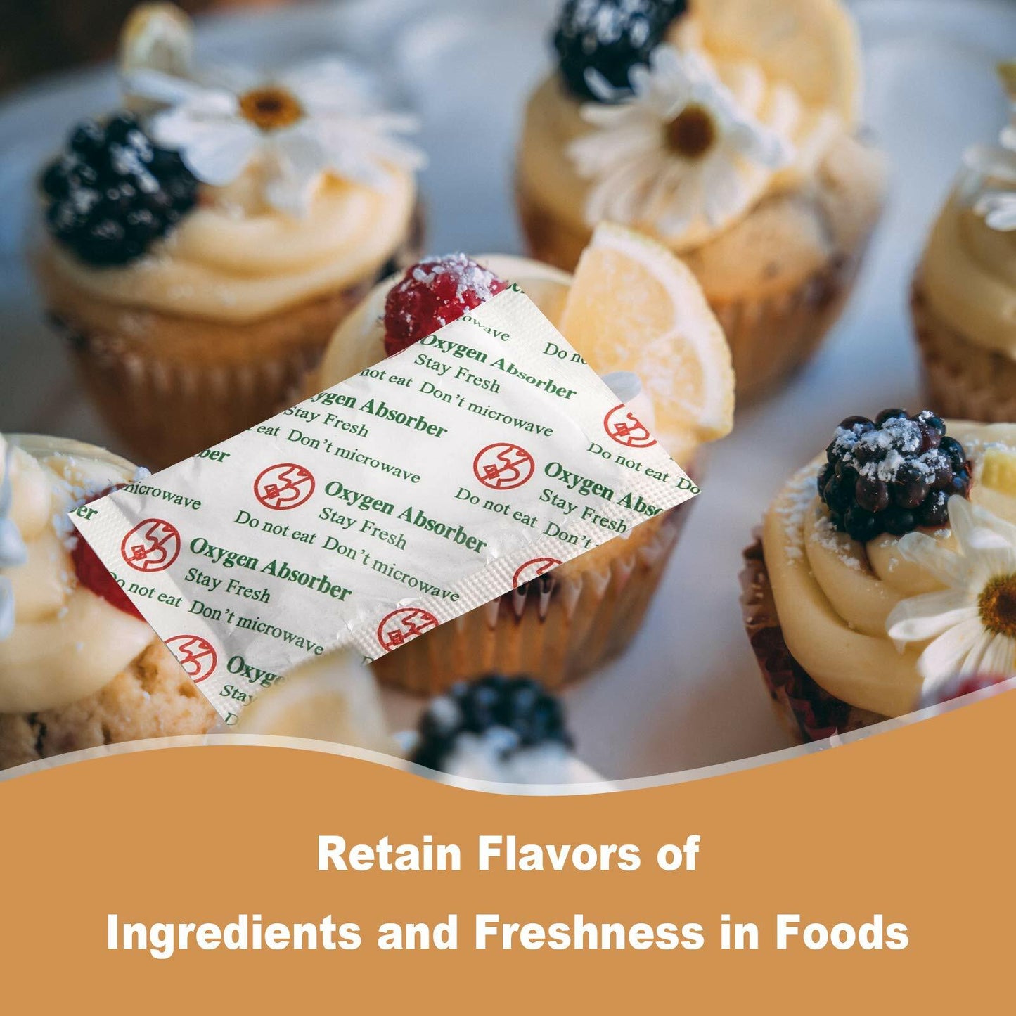 WVacFre Oxygen Absorbers 50cc Green Food Grade 200 Pack