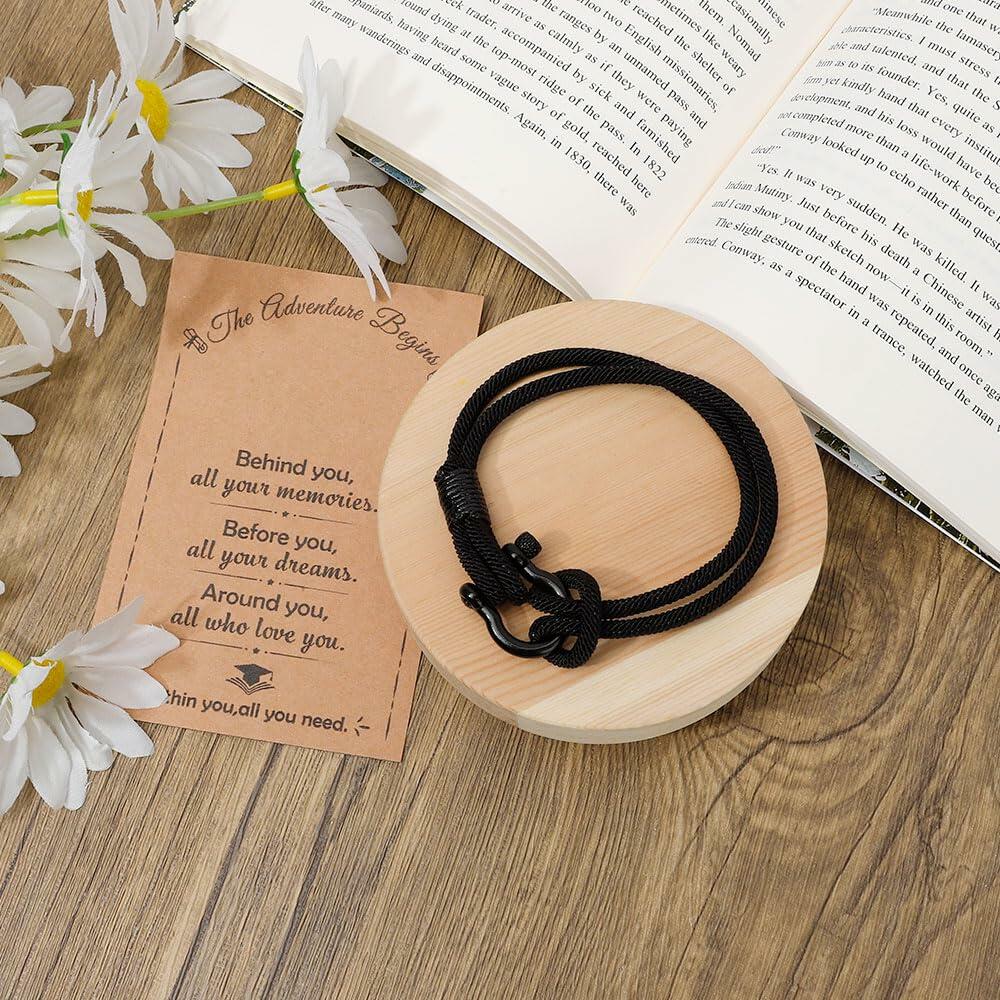 DUIOQ Graduation Gifts 2024 High School College Nurse Police Black 16-28cm