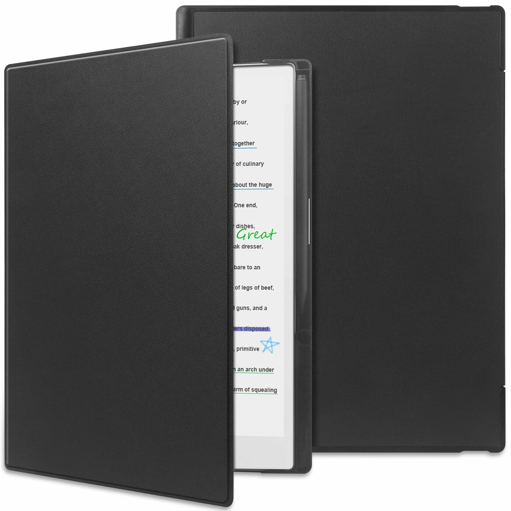 KuRoKo Case for Remarkable Paper Pro Color 11.8" Tablet 2024 Black Slim Shell