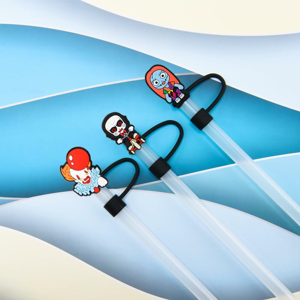 CovCap Compatible Stanley 30&40oz Tumbler Halloween Silicone Straw Covers 10pcs