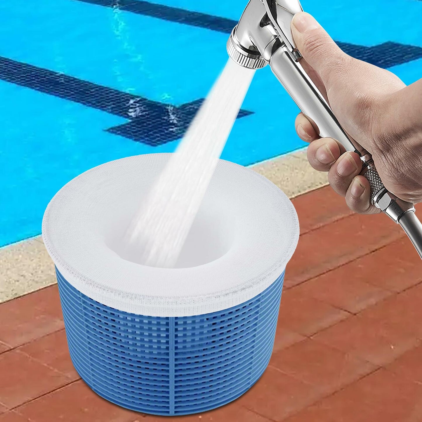 Hmxpls 10pcs Pool Skimmer Socks Filter Basket Debris Protector Saver