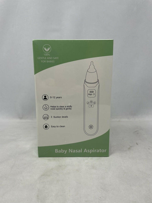 Tinyimi Nasal Aspirator for Baby Electric Light Soothing Function White