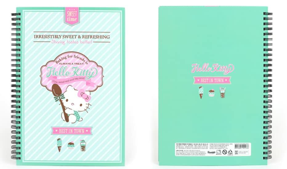 Stationery Hello Kitty Hard Cover 8mm Ruled College Notebook Set of 2