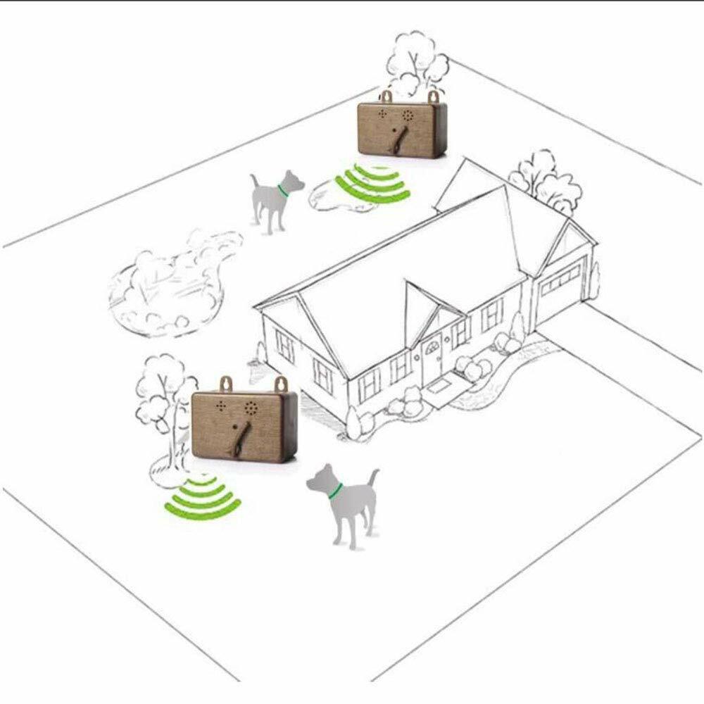 Humutan Anti Barking Device Waterproof Ultrasonic Adjustable Level Outdoor