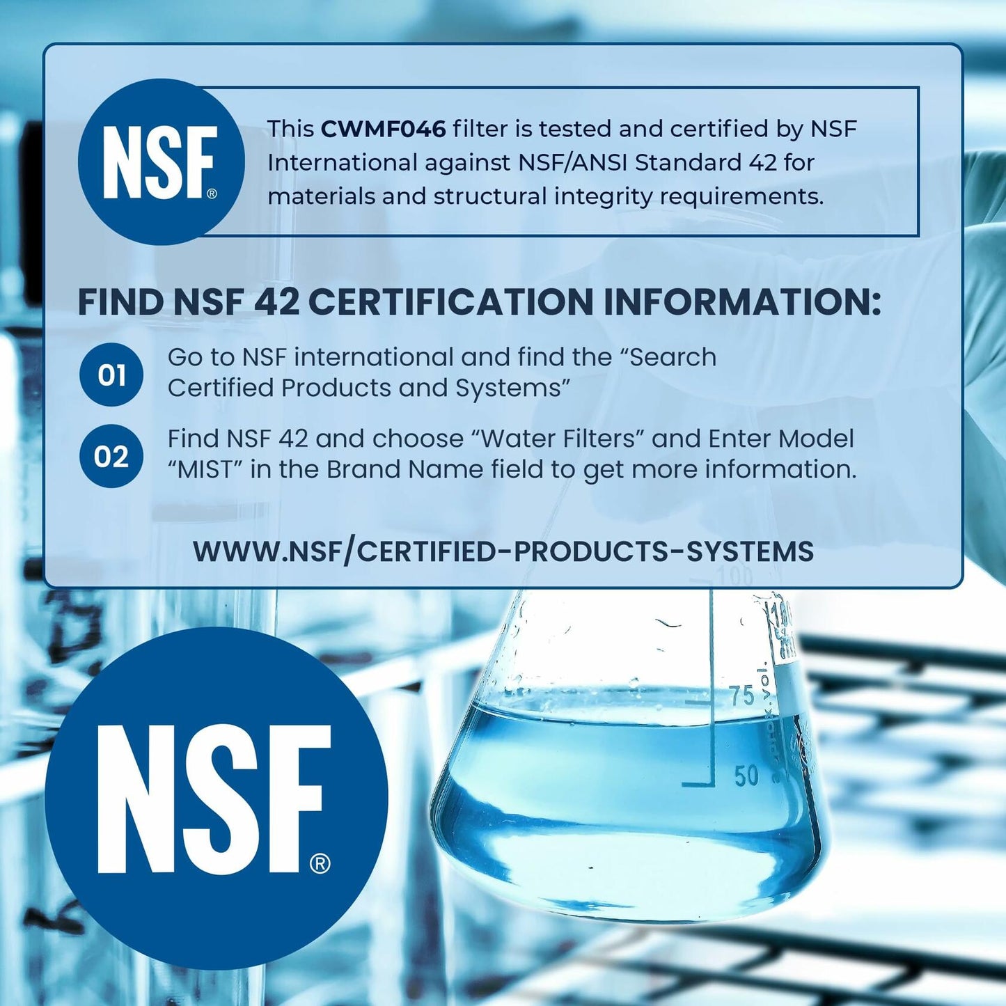 [Like New] Mist Refrigerator Water Filter Replacement LG LT600P 5231JA2006A White 1 Pack