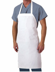 Aunt Martha's Cotton Kitchen White Bib Apron Standard Size