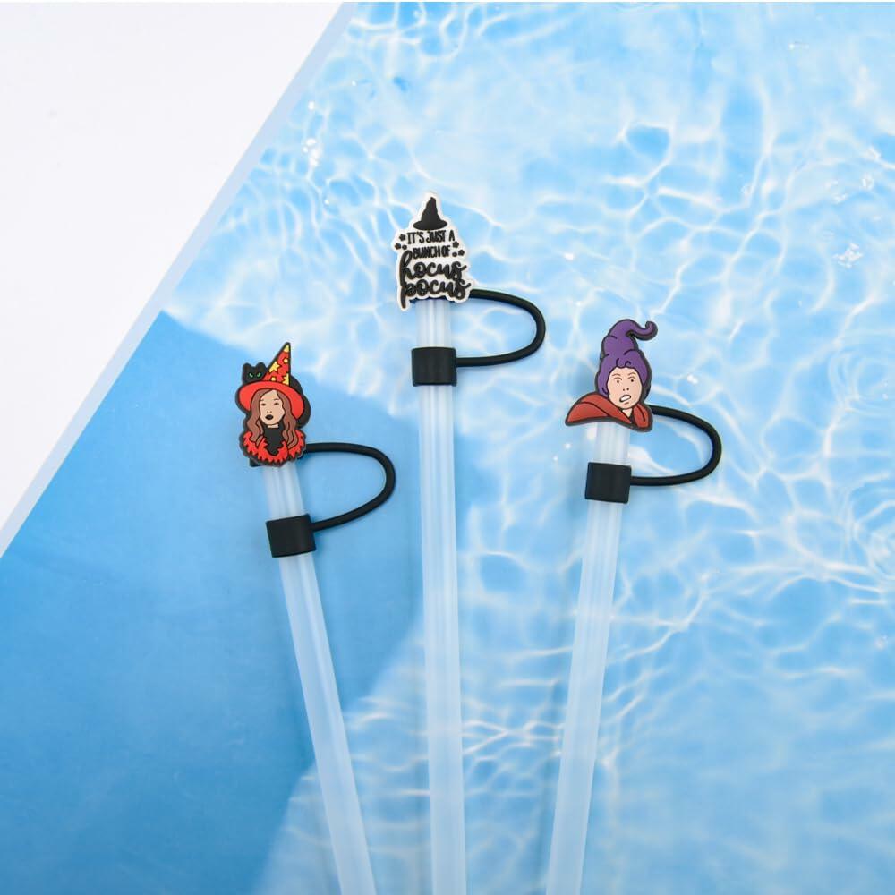CovCap Compatible Stanley 30&40oz Tumbler Halloween Silicone Straw Covers 8pcs