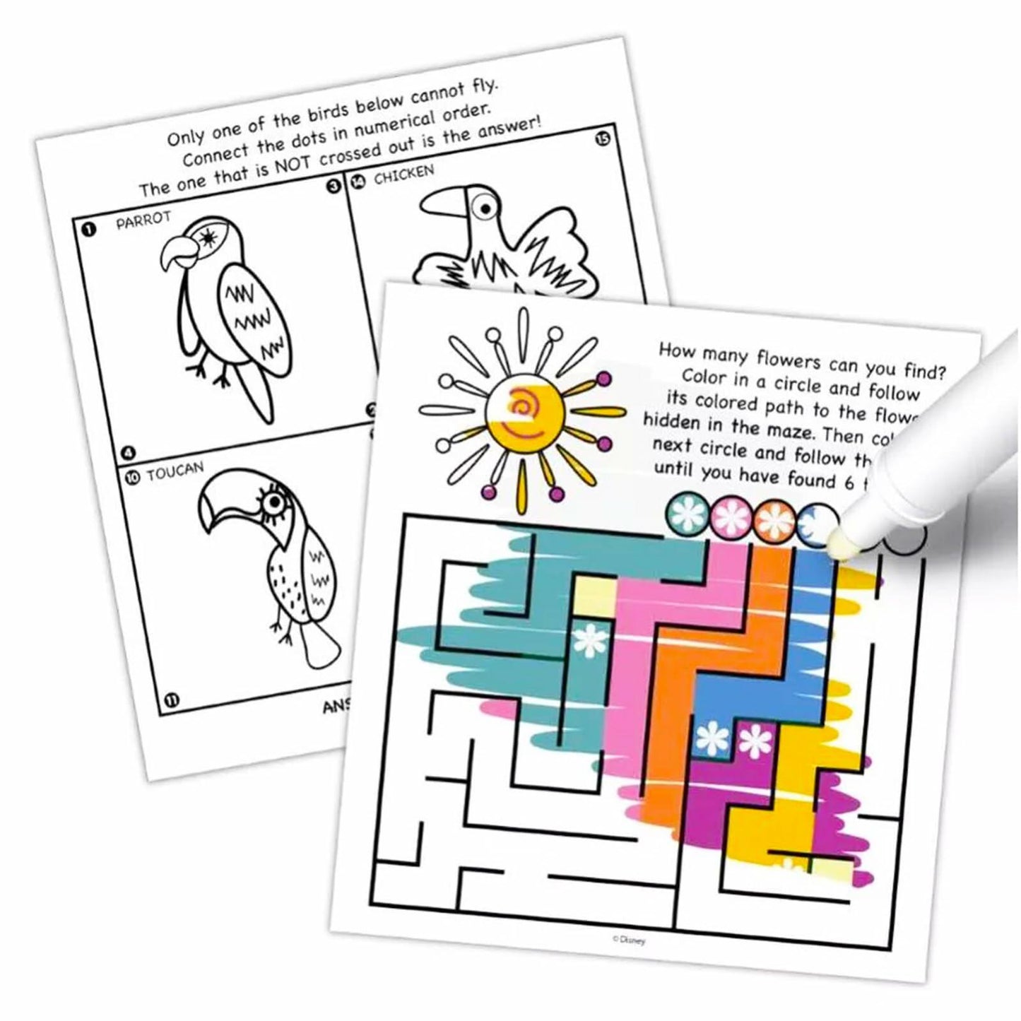 Bendon Disney Encanto Coloring Book Set with Stickers Crayons Door Hanger