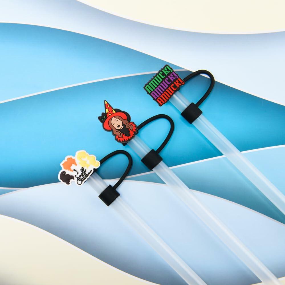 CovCap Compatible Stanley 30&40oz Tumbler Halloween Silicone Straw Covers 8pcs