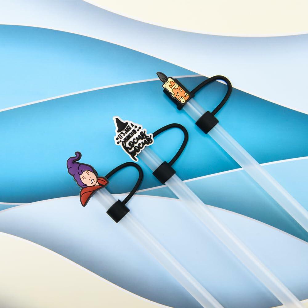 CovCap Compatible Stanley 30&40oz Tumbler Halloween Silicone Straw Covers 8pcs