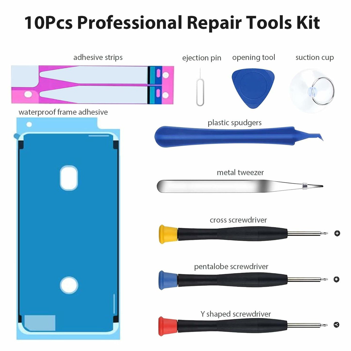 Venenio iPhone 5S/5C Battery 4500mAh Ultra-High Capacity Replacement Kit