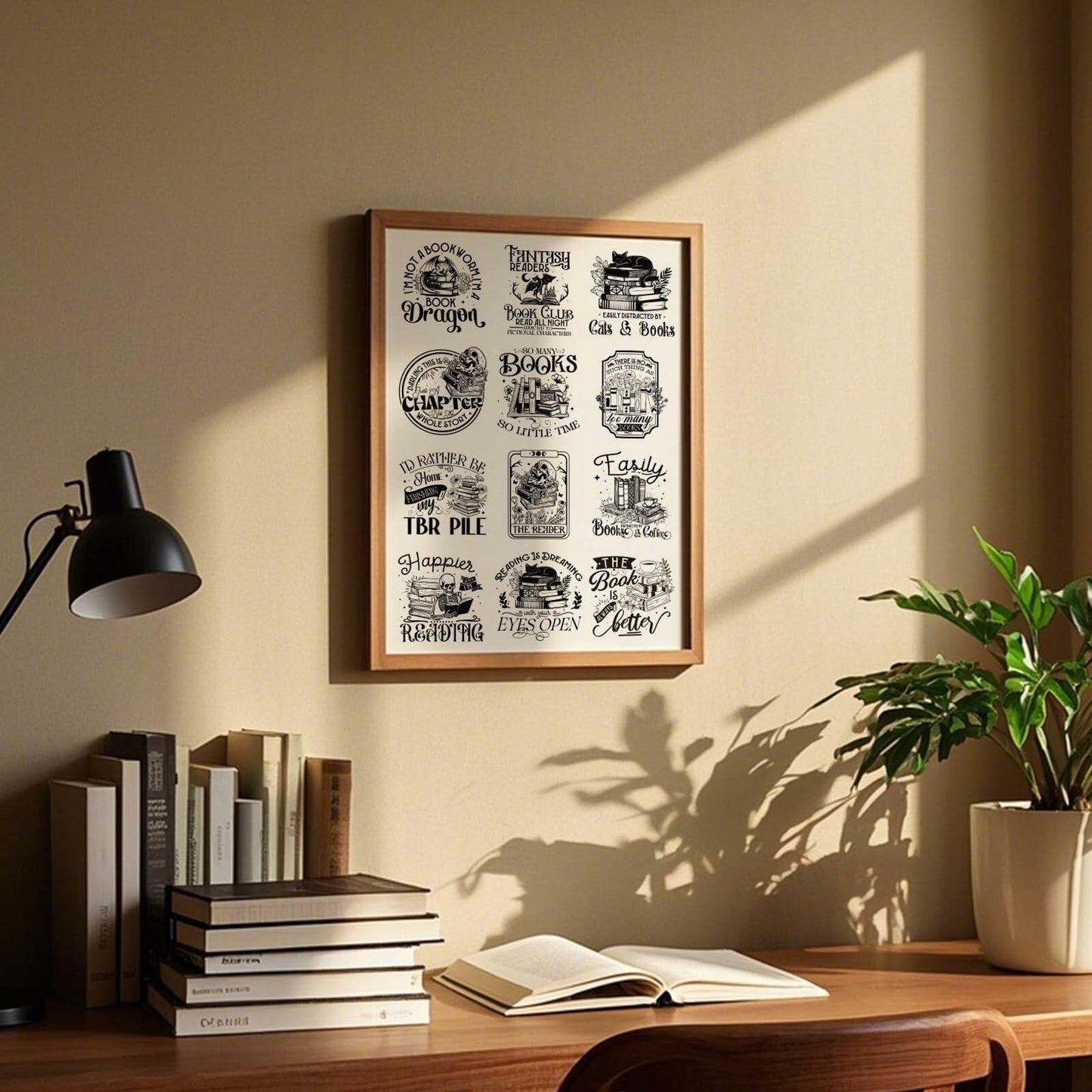 AFRITEE UV DTF Cup Wraps 20 Sheets 16-20oz Tumbler Black Cat Hippo Dog