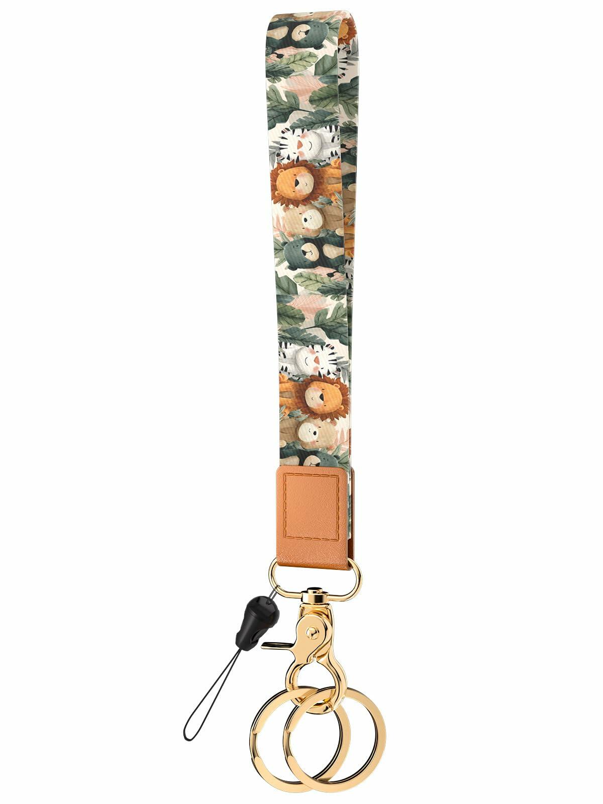 Handlein Wristlet Keychain Key Holder Lanyard for Keys Slash Size Large