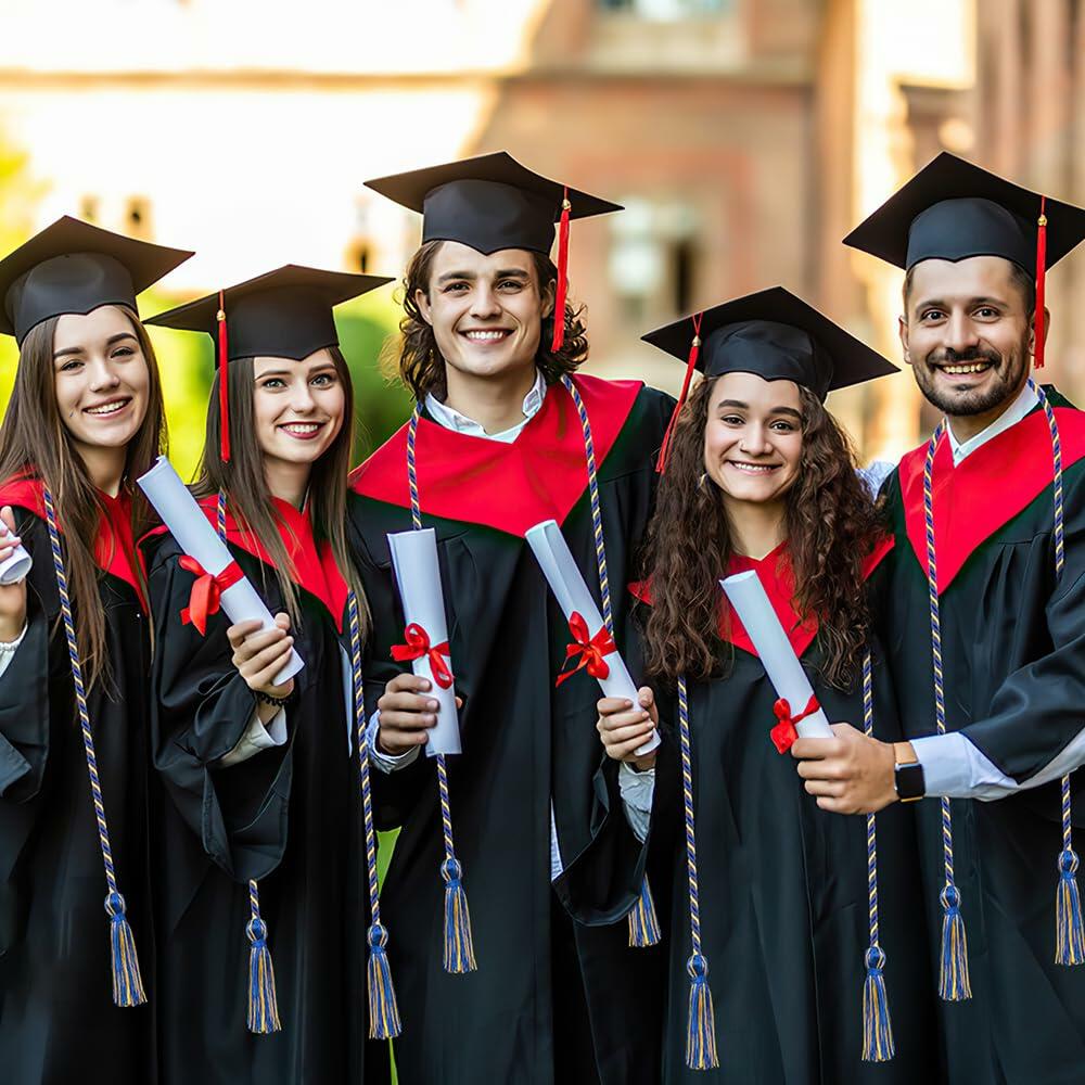 Slergut Blue Graduation Cords 67" Long Tassels Honor Ropes 2025