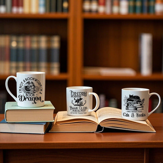 AFRITEE UV DTF Cup Wraps 20 Sheets 16-20oz Tumbler Black Cat Hippo Dog