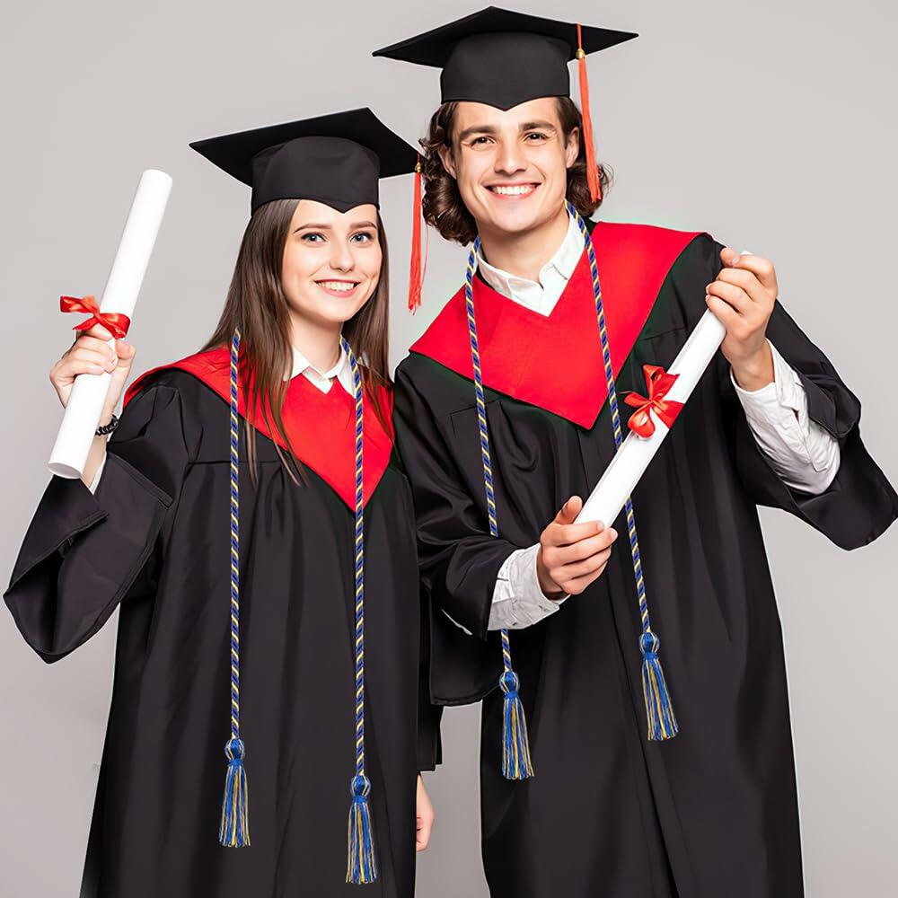 Slergut Blue Graduation Cords 67" Long Tassels Honor Ropes 2025