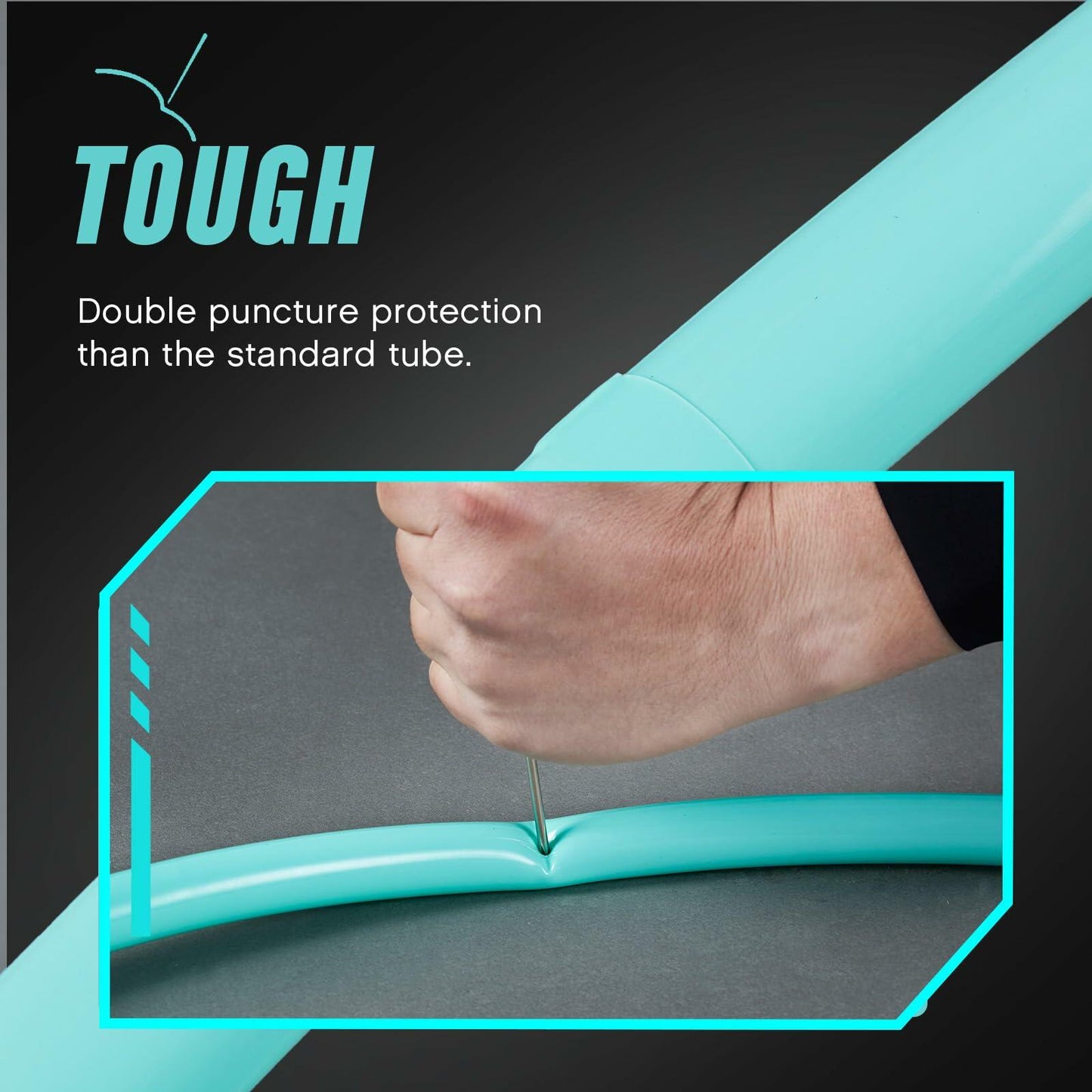 SPINGO 2-Pack TPU Inner Tubes 700C/MTB26/27.5/29in Presta Valve 48mm