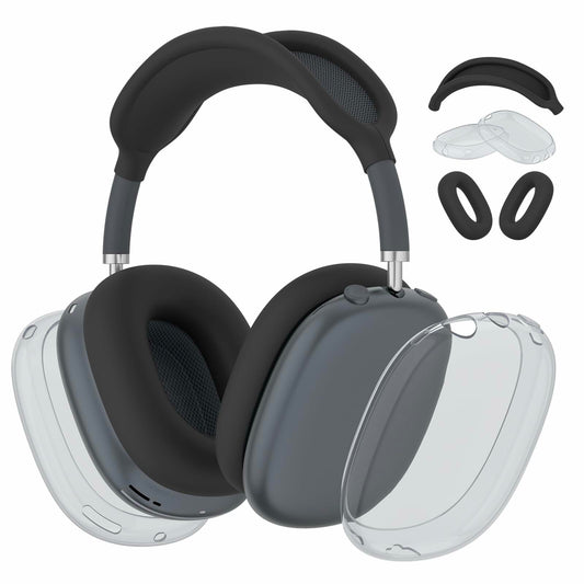 Vanjua AirPods Max Case Cover 3-in-1 Silicone Clear Cactus Color 2024/2020