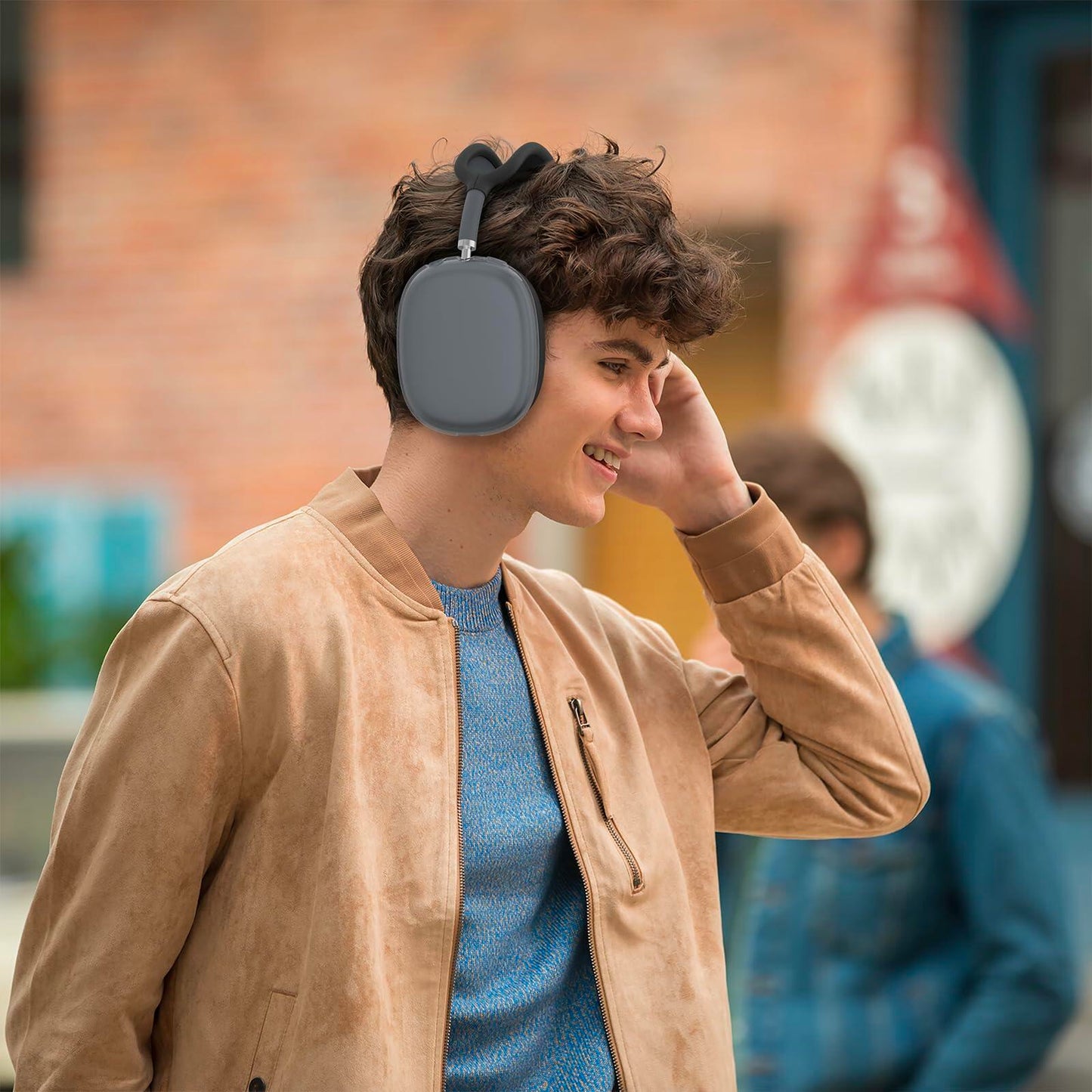 Vanjua AirPods Max Case Cover 3-in-1 Silicone Clear Cactus Color 2024/2020