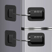 KIZZHISI Fridge Lock 2 Pack Child Safety Cabinet Lock Black 3M Adhesive