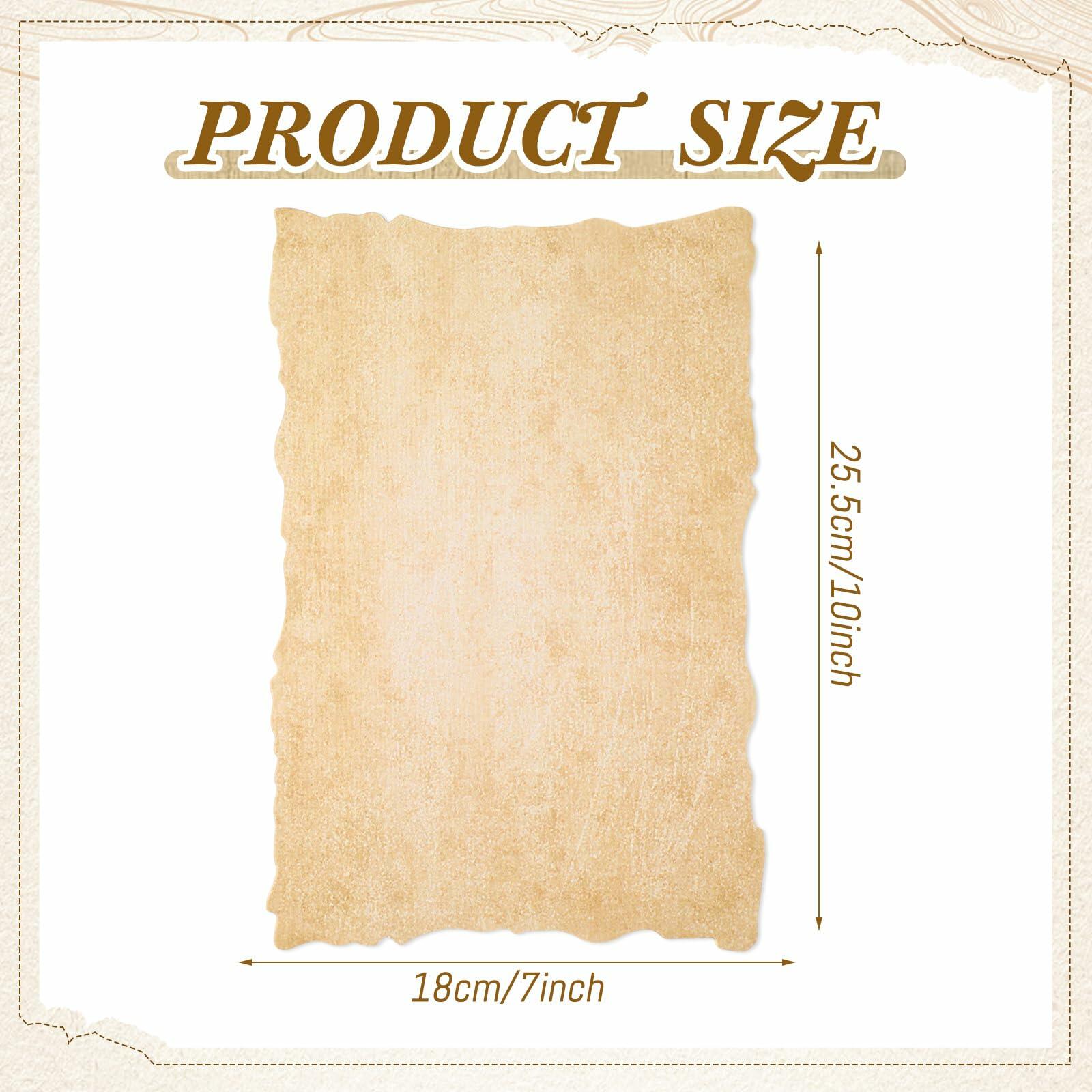 [Like New] Harloon Vintage Watercolor Paper 200GSM Brown 8x6in 100 Sheets Cardstock