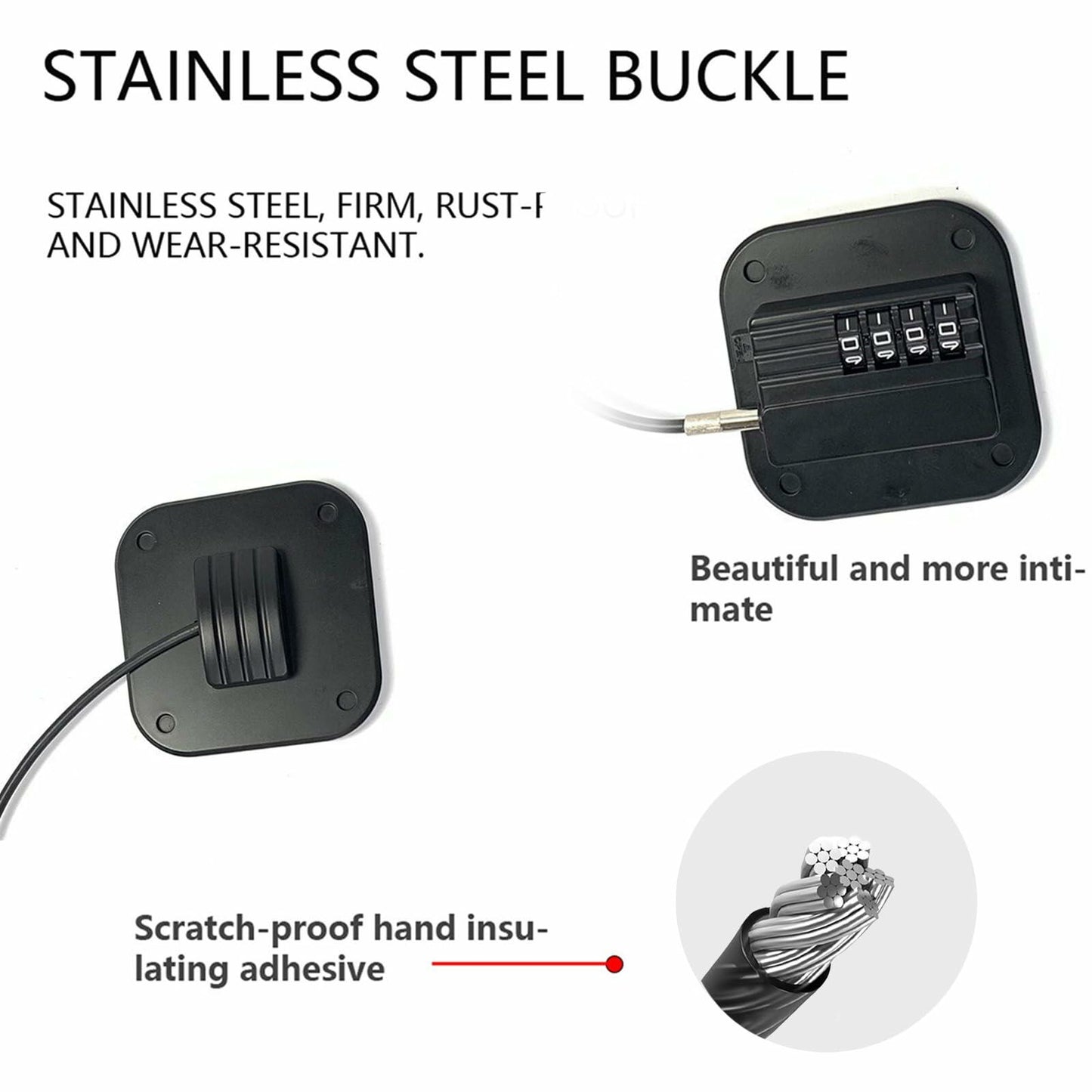 KIZZHISI Fridge Lock 2 Pack Child Safety Cabinet Lock Black 3M Adhesive