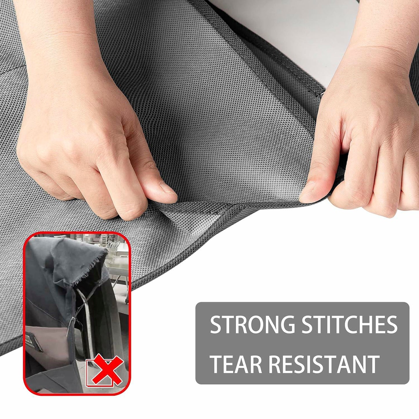 ANZORG Chairback Buddy Pocket Chart Classroom Organizer Grey 12 Pack