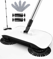 SumYanHing Sweeper Cleaner with 7 Replacement Parts for Hardwood Floors Blue