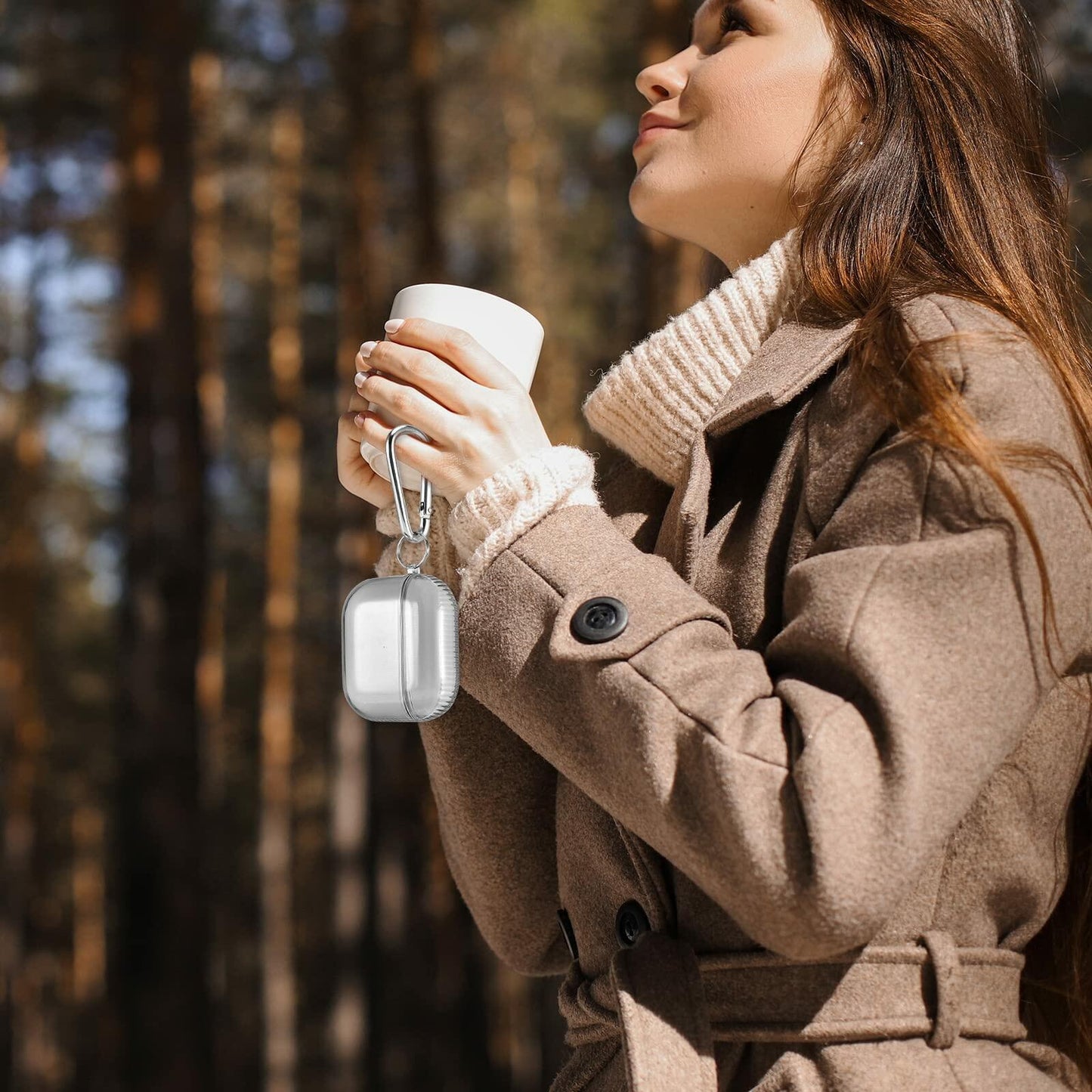 KOREDA AirPods 3 2021 Case Cover Purple TPU Protective Shell