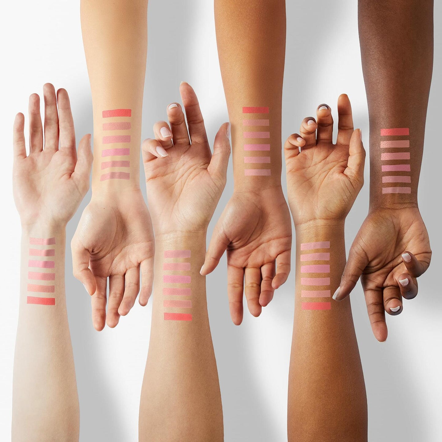 MAEPEOR Moisturizing Lip Gloss Set 6PCS Neutral Nude Hydrating 1 Fl Oz