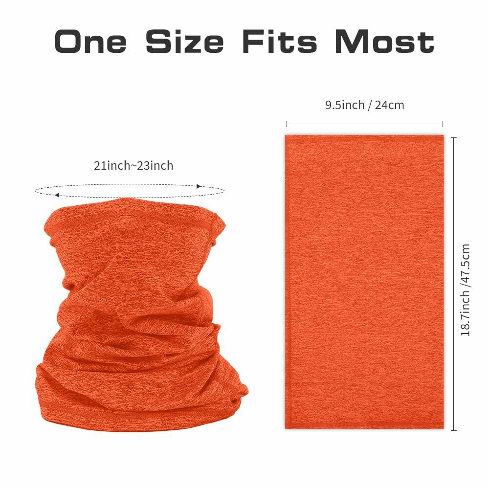 Neck Gaiter Face Cover Sun Protection Cooling Scarf for Men Women Motorcycle