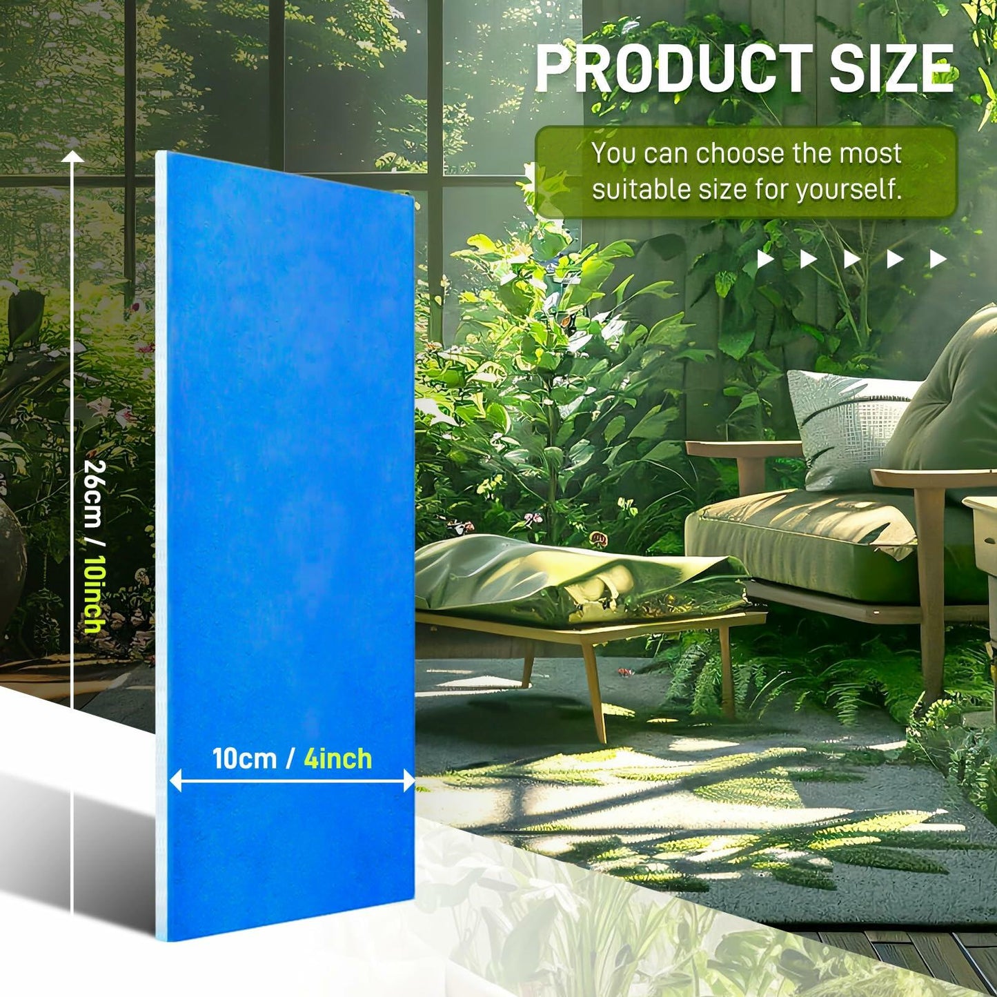 12 Pack Air Vent Filters 4x10in MERV 8 Triple Layer Electrostatic Floor Filters