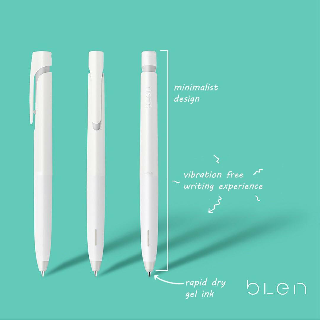 Zebra Pen Retractable Gel Pen bLen 0.7mm Medium Point Black Ink