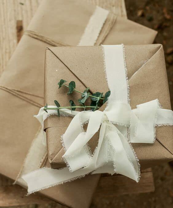 SIMISI RIBBON Christmas Chiffon Silk Ribbon 1.5'' 5 Yards x4 Rolls Green Red