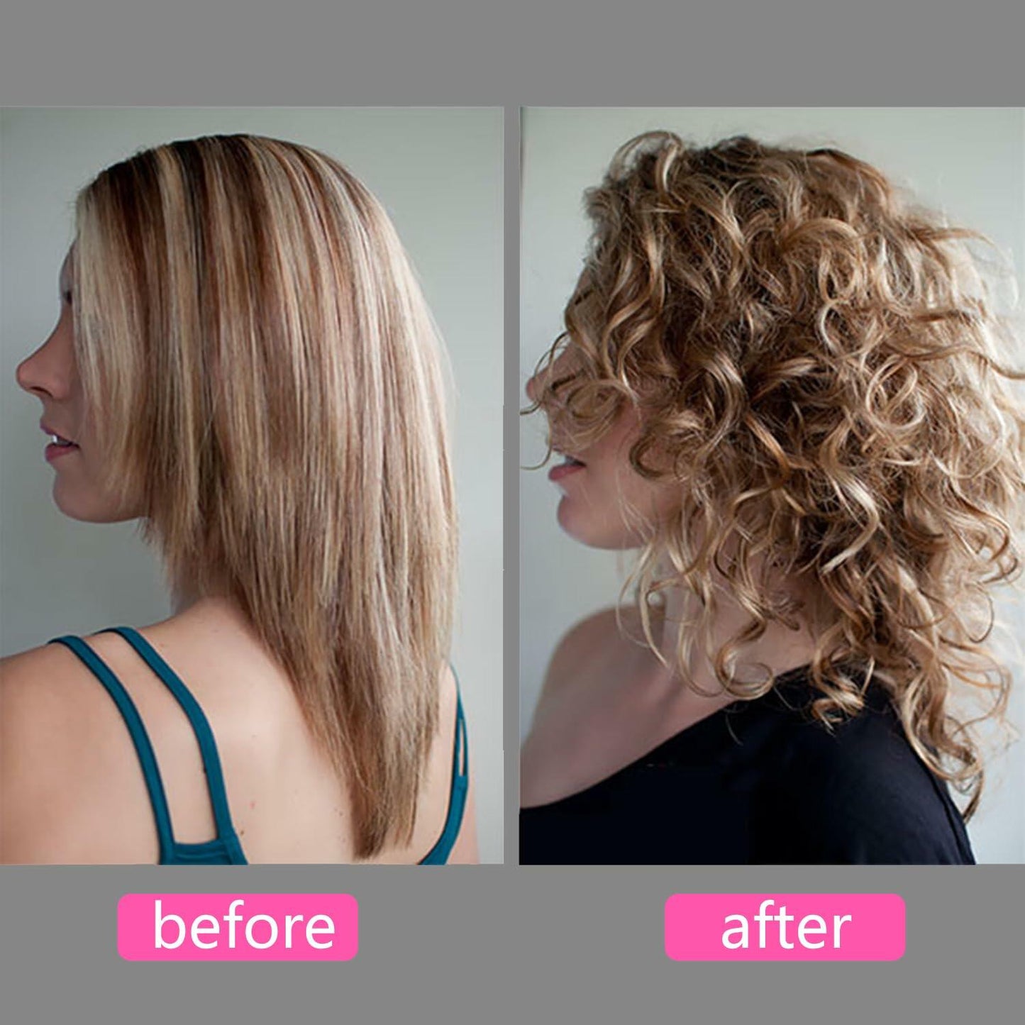 [Like New] DAN Technology 1" Dual Voltage Curling Iron Travel Hair Curler Pink Size 1 inch