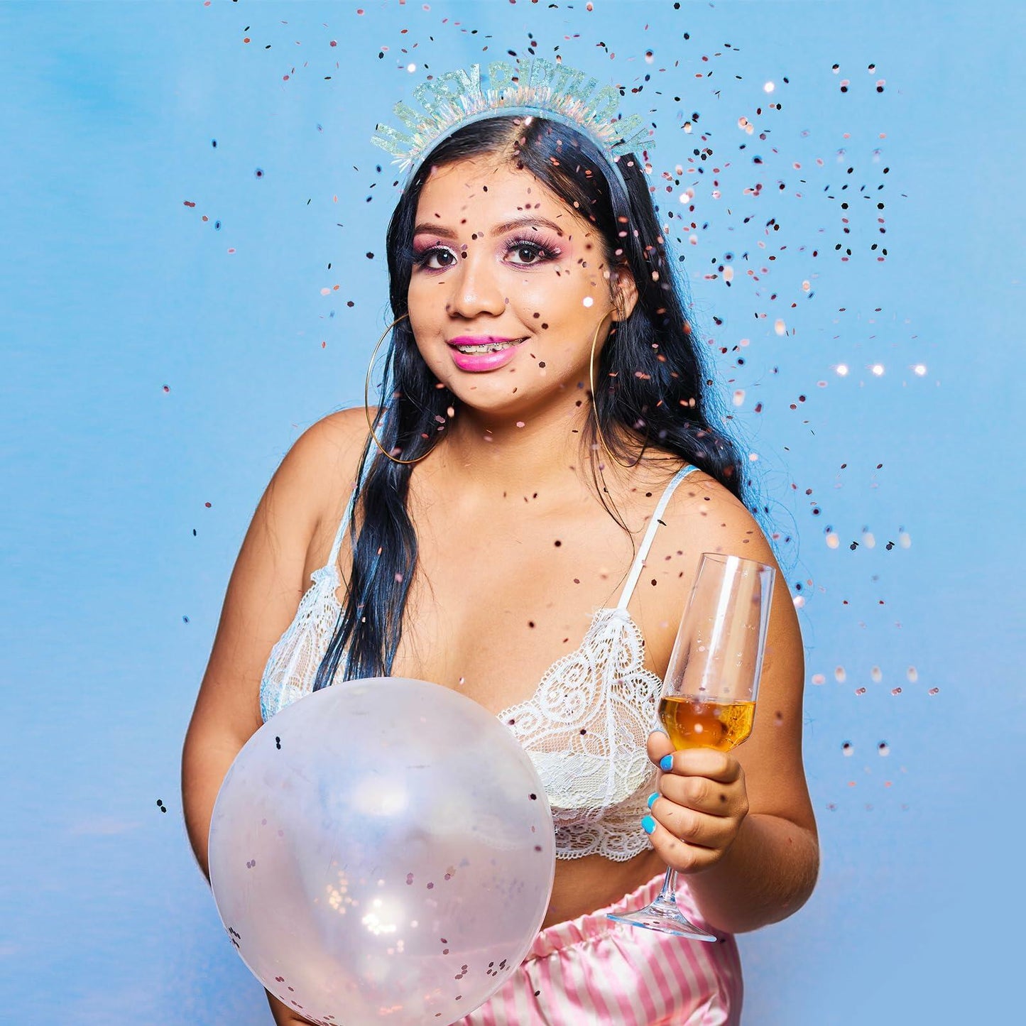 COCIDE Birthday Headbands for Women & Girls Happy Birthday Tiara Party Crown