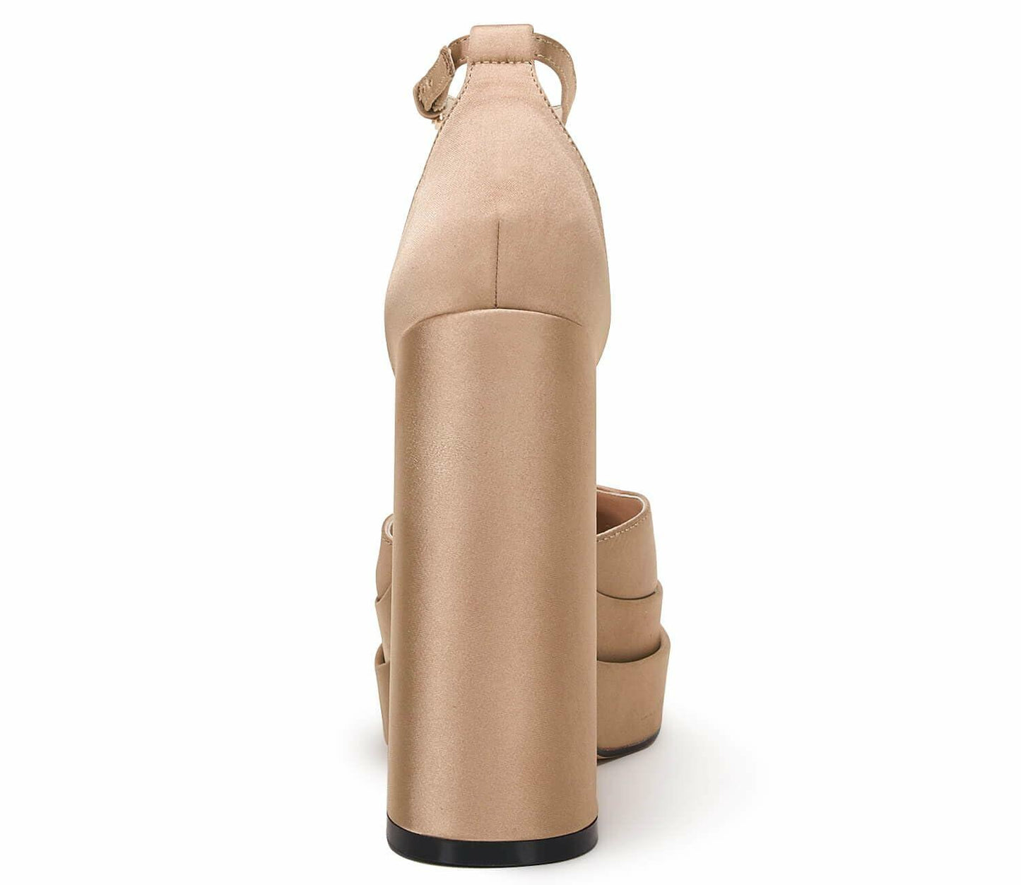 VETASTE Womens Platform Chunky Heels Ankle Strap Pumps Khaki