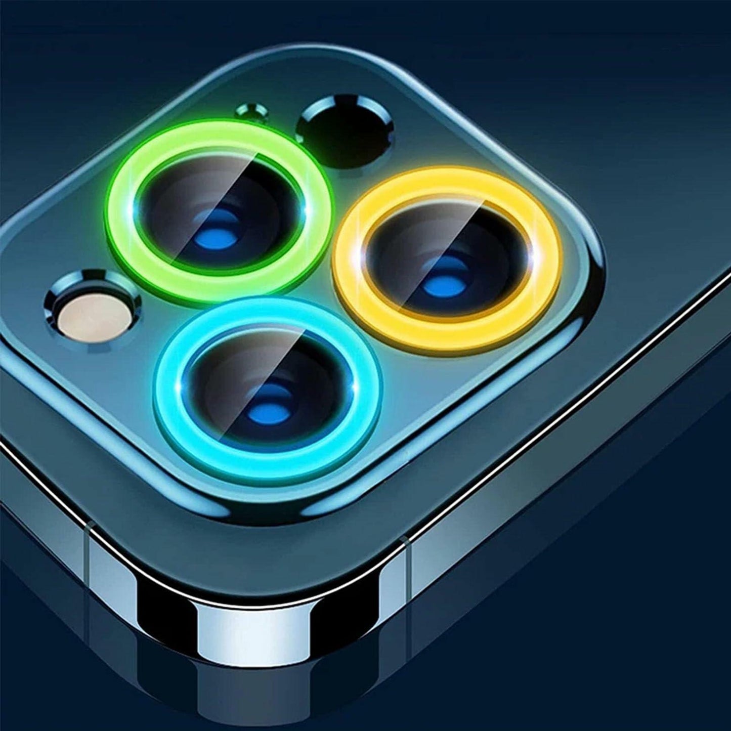 Generic Glow in The Dark iPhone 16 Pro Max Camera Lens Protector Pink