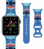 GSDUGYBG Silicone Watch Band Waterproof Sports Replacement Blue Size 42mm