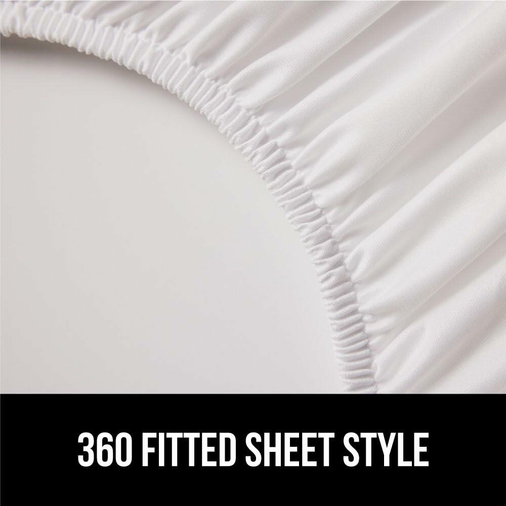 [Like New] GORILLA GRIP Waterproof Mattress Protector Full Size White Hypoallergenic