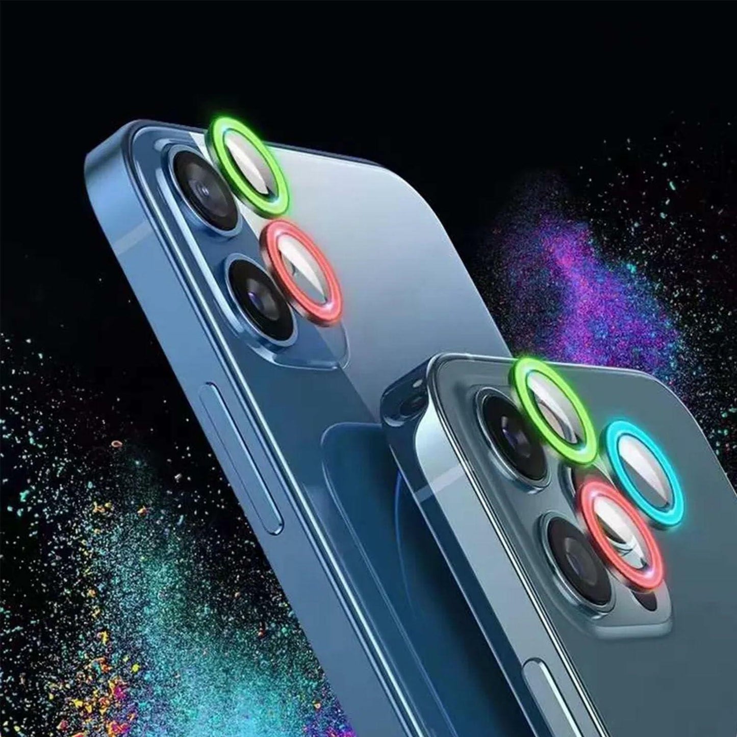 Generic Glow in The Dark iPhone 16 Pro Max Camera Lens Protector Pink