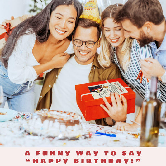 Pawzity Funny Fathers Day Card for Dad 5.3x8in Red Envelope Single