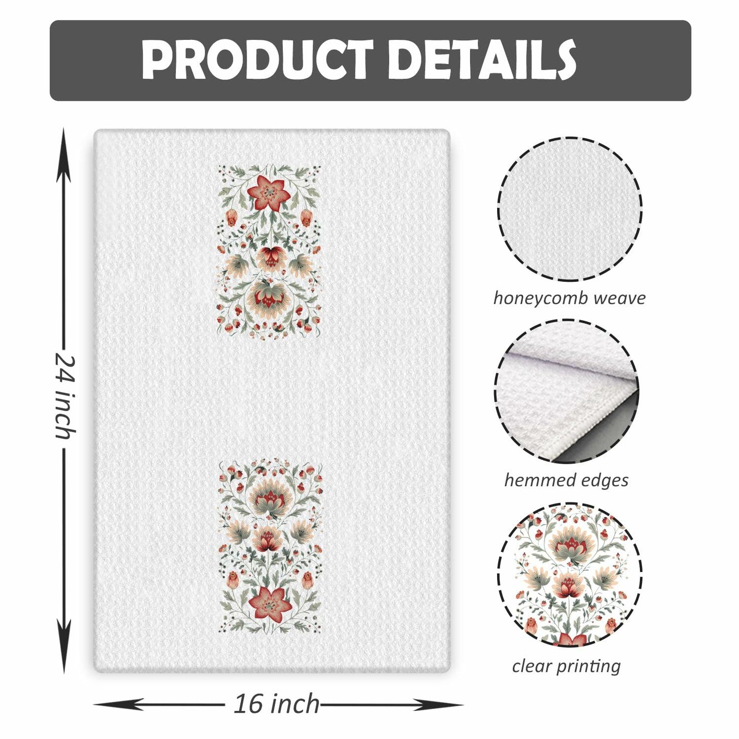 COWEB Pink Cheetah Decorative Hand Towels Set of 2 16x24 Inches