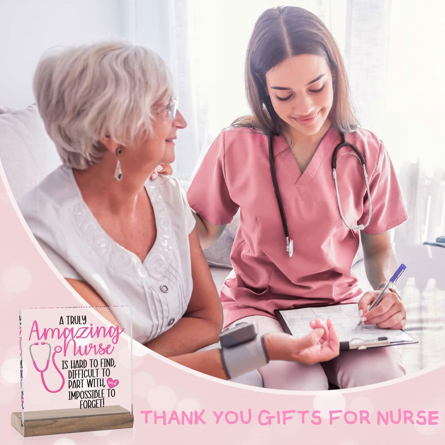 Nurse Gifts For Women Retirement Nurse Practitioner CNA RN Pink