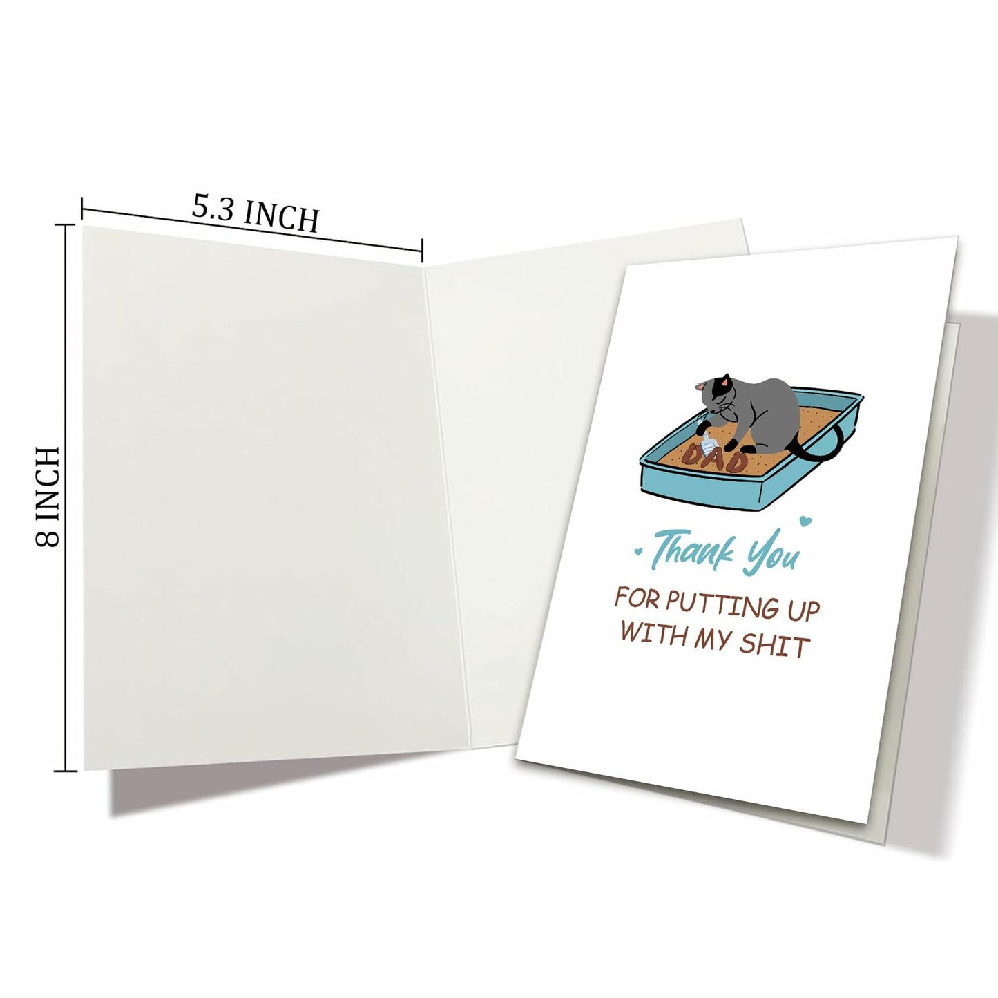 Heyshoo Wrestling Father's Day Card Cute Slammin' Gift Colorful Cartoon