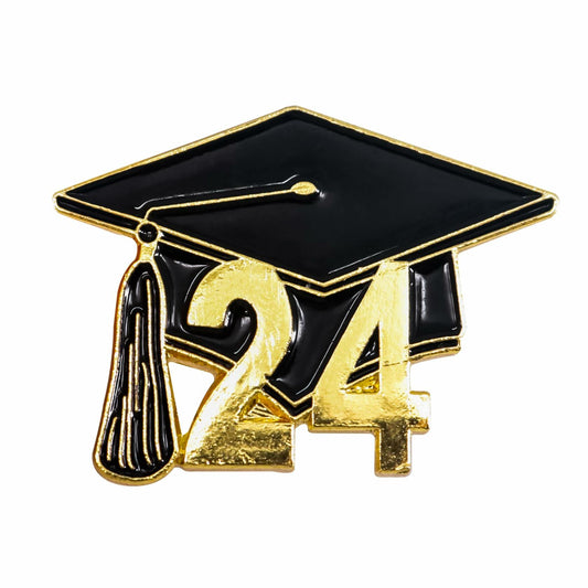 GraduationMall 2024 Graduation Cap Lapel Pin Souvenir Badge 1 Piece