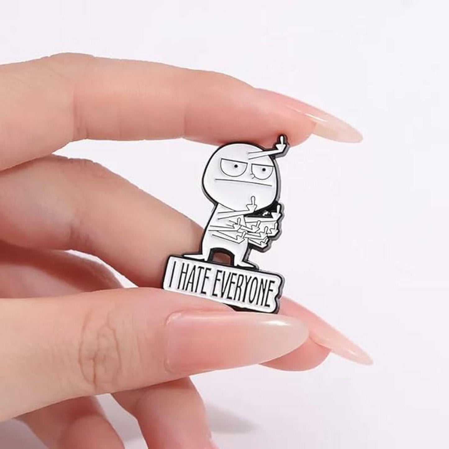 XMTYQ Funny Sarcastic Enamel Pins Set 5pcs Humor Brooch Collection